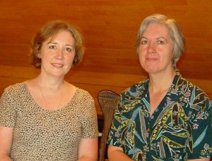 Kate Waring & Judith Weir at the Cambridge Music Conference 2002